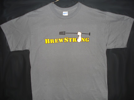 Brew Strong T-Shirt Medium (M) GREY