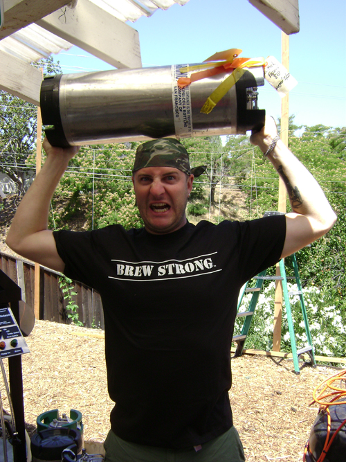 Brew Strong Military T-Shirt Extra Large (XL) Black